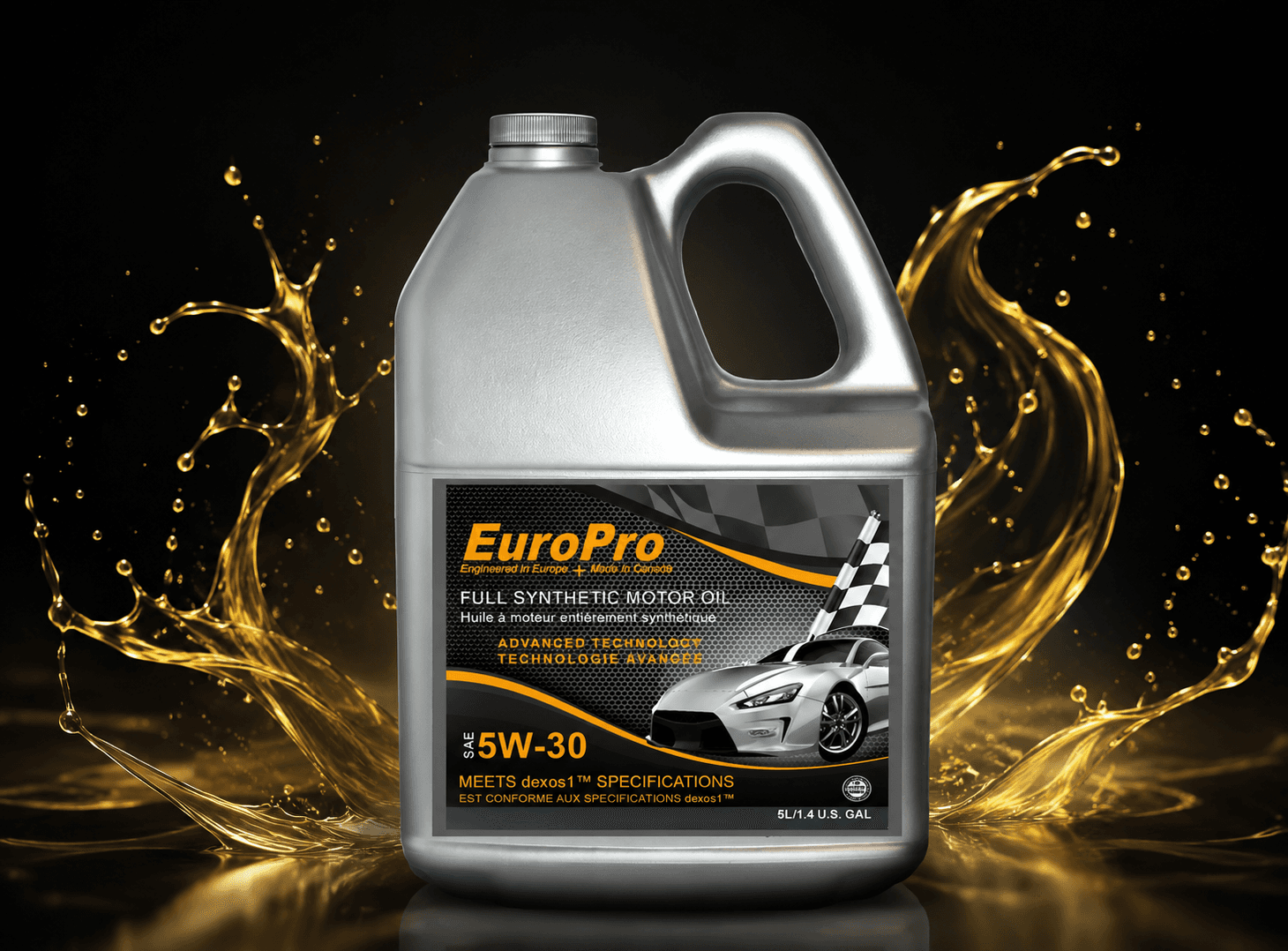 EuroPro synthetic motor oil product range